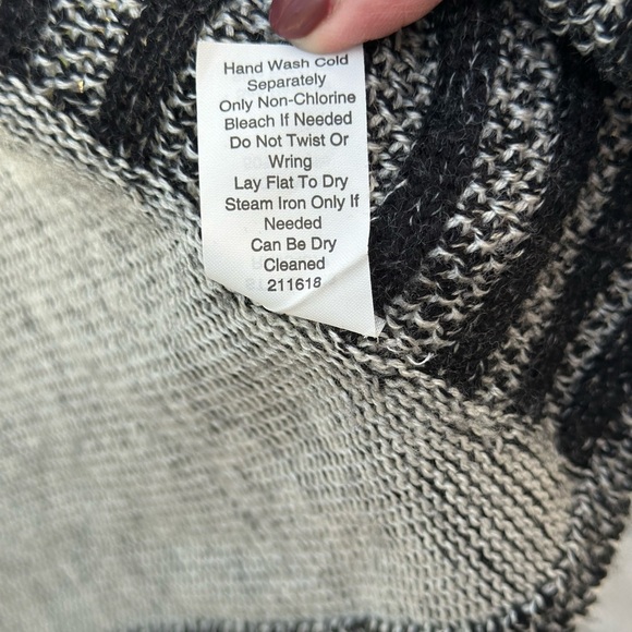 CAbi Black and Gray Patchwork Cardigan - Picture 7 of 7